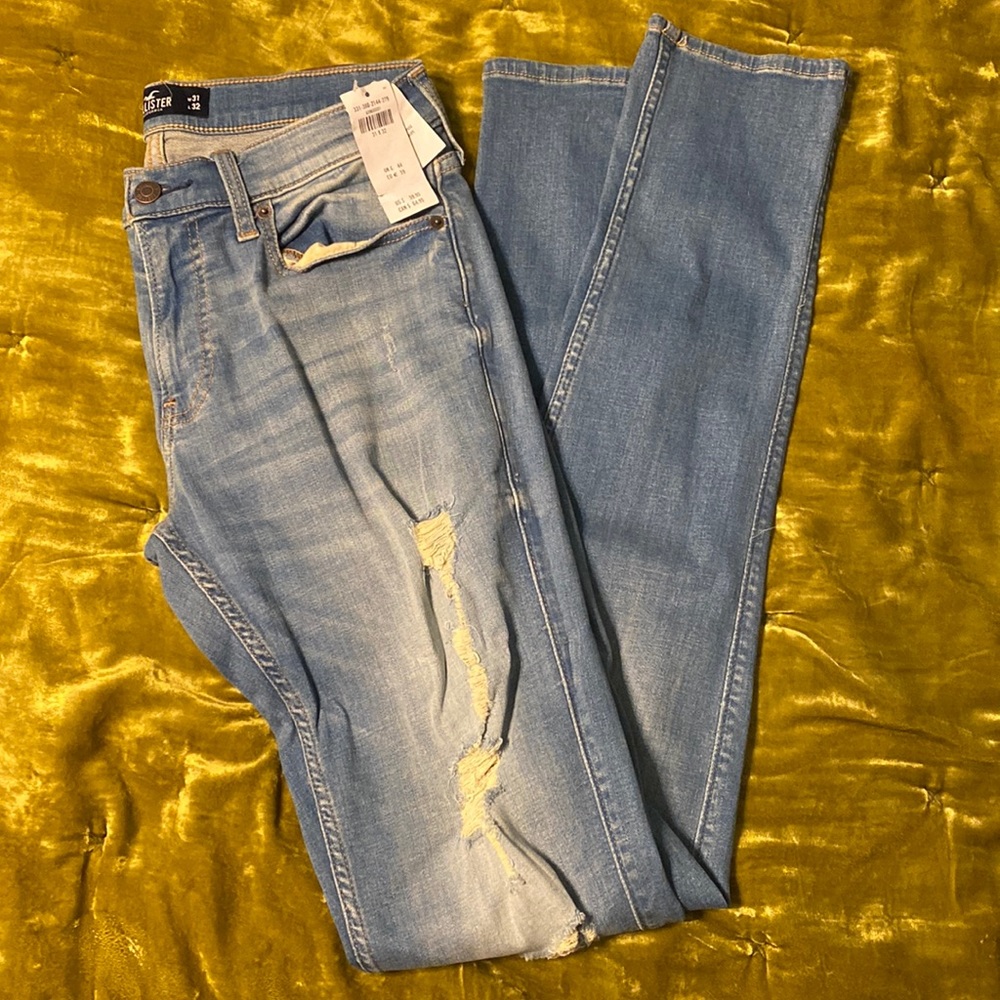 hollister mens stacked skinny jeans
